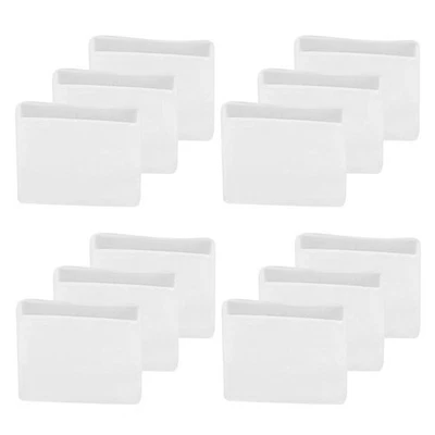  50 pezzi di impugnature in silicone trasparente per grucce, strisce antiscivolo - Immagine 1 di 4