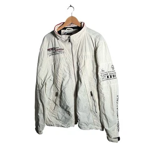 Camp David Jacket Mens Size XL White Full Zip Italian Racetrack Monza 1963 - Picture 1 of 23
