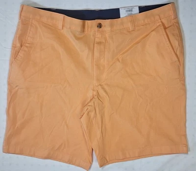 Pantalones Cortos Chinos Club Room Para Hombre 4 Vías Elastizados 40 Cintura Coral Foto 1 de 4