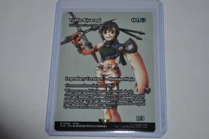 MTG magic FINAL FANTASY rare YUFFIE KISARAGI showcase FCA #060 THROUGH THE AGES - Picture 1 of 2