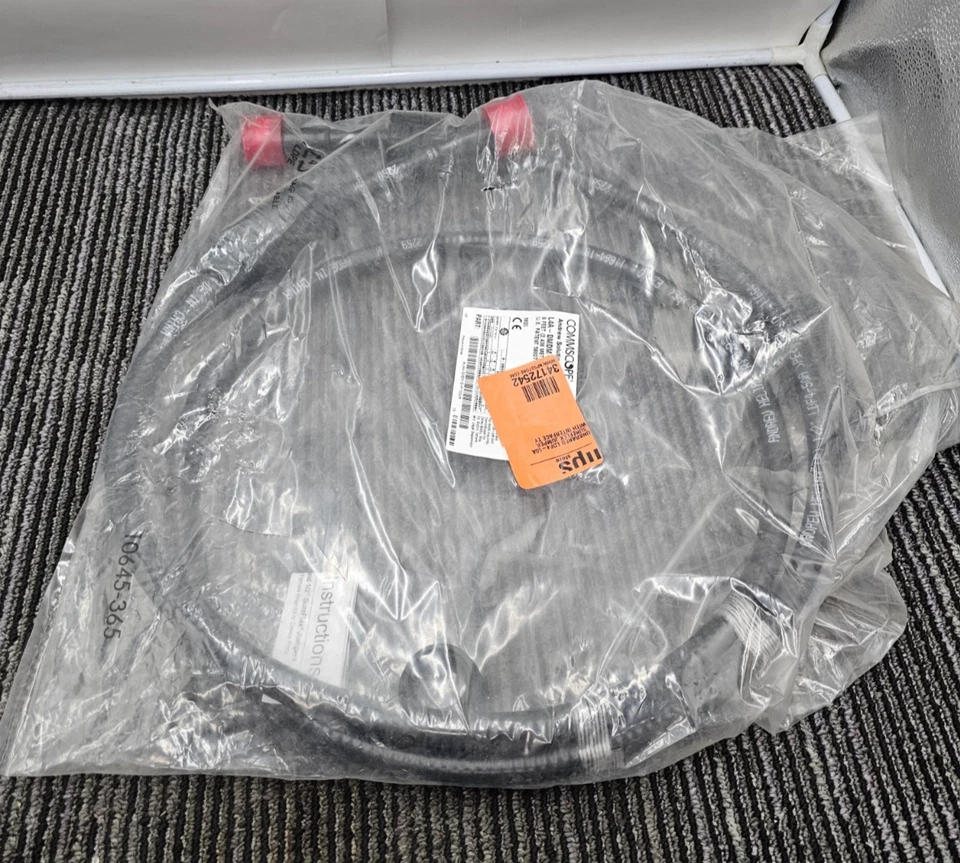 Commscope Andrew Soltuions L4A-DMDM-8-P-SGW SureFlex Jumper Cable 8ft