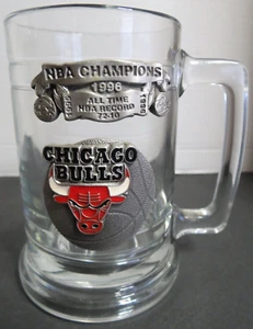Officially Licensed 15oz Colonial Tankard NBA Chicago Bulls 1996 Champions IOB - Picture 1 of 6