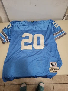 NFL AUTHENTIC REPLICA DETROIT LIONS FOOTBALL JERSEY #20 BARRY SANDERS orig.$300+ - Picture 1 of 4