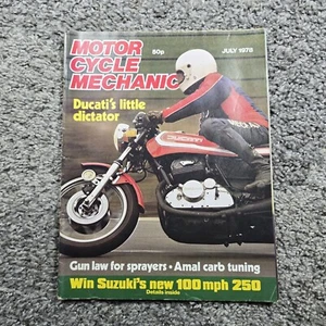 Motorcycle Mechanics July 1978 CX500/CB250/CB400/XS650/GT250/Ducati 500/Guzzi - Picture 1 of 2