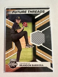 K120,413 - 2022 Elite Extra Edition Future Threads #14 Brandon Barriera Jersey - Picture 1 of 1