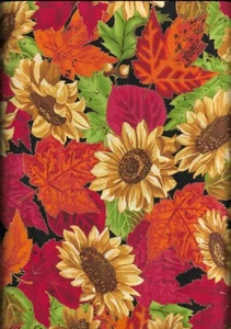 45" 100% cotton Harvest/Fall fabric "Seasonal" by Fabric Traditions - Picture 1 of 1