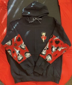 BETTY BOOP HOODIE SM-3XL FULL ZIP OR PULLOVER - Picture 1 of 1