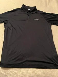 Polo uomo Columbia PFG nera taglia M - Foto 1 di 5
