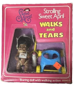 1973 Remco African American Strolling Sweet April Walks &Tears Set VINTAGE RARE - Picture 1 of 14