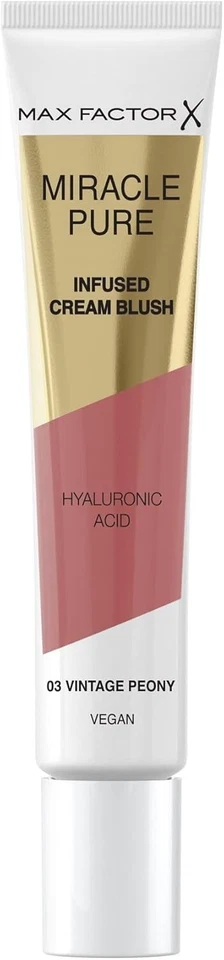 MAX FACTOR Miracle Pure Cream Blush 03 Vintage Peony 15ml - NEW - Image 1 of 1