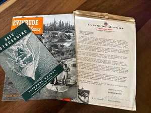 2 Vtg 1943 Evinrude News Magazine Outboard Motors Safe Outboarding - Picture 1 of 13