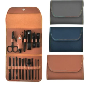 16pcs/set Nail Clippers Trimmer Manicure Pedicure Set Travel Hygiene Kit Quality - Picture 1 of 11