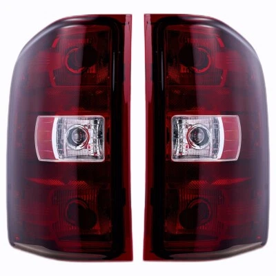 Smoke Tail Lights for Chevrolet Silverado GMC Sierra 1500 2500 3500 HD 2007-2014 - Image 1 of 4