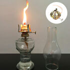 2pcs Brass Plated Oil Lamp Burner with Wick & Ring - Antique Replacement Parts