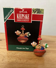 Hallmark Keepsake Miniature “Friends Are Tops”1992 New In Box