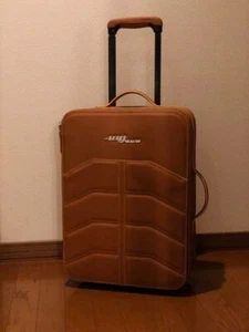 Ferrari 488 Spider Suitcase Trolley Bag Camel With Storage Bag Unused - Picture 1 of 7