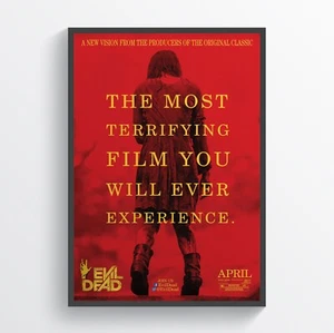Evil Dead Movie Poster Print Wall Art Retro Horror Wall Art A4 A3 A2 - Picture 1 of 1