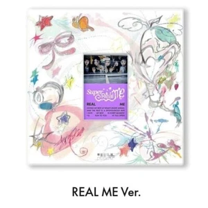ILLIT 1st Mini Album [SUPER REAL ME] REAL ME Ver CD+P.Book+P.Card+Sticker+Poster - Foto 1 di 13
