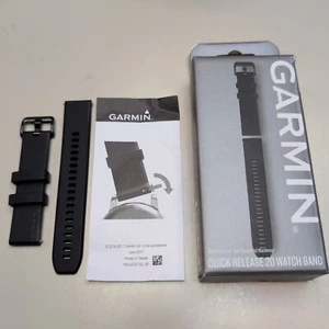 Garmin 010-13114-00 Cinturino Hardware a Sgancio Rapido 20mm Nero Gunmetal - SPEDIZIONE GRATUITA! - Foto 1 di 4