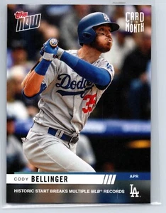 Tarjeta del mes Topps Now 2019, Cody Bellinger #M-APR - Imagen 1 de 2