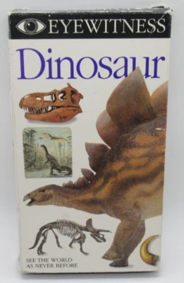 DK EYEWITNESS: DINOSAUR - AMAZING FACTS VHS VIDEO, PALEONTOLOGIST DISCOVERY - Image 1 of 2