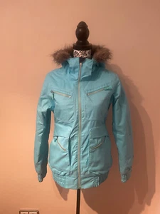 BURTON SSnowboardjacke Skijacke Jacke AQUA MINT TÜRKIS blau M - Bild 1 von 5