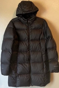 Women's Parka Eddie Bauer Down EB550 Hooded Puffer Jacket Size Large Coat J2097 - Picture 1 of 8
