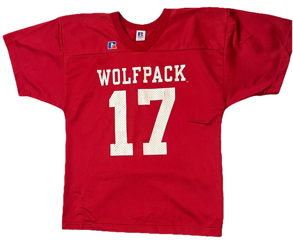 Wolfpack College Niños Jóvenes Grande Top Escuela Jugar Deportes Niño Niña Ropa Foto 1 de 4