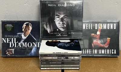 Neil Diamond CDs - Movie Album/Greatest Hits1966-92/12 Songs Much more Bundlex10 - Image 1 of 4