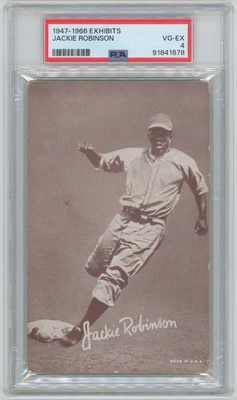 1947 Exhibit 226 Jackie Robinson PSA 4 692606  - Image 1 of 2