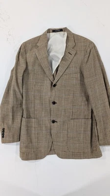 Todd Snyder Madison Sport пальто 40R коричневый гончая льняная шелковая блейзерная куртка - Изображение 1 из 4