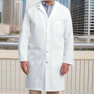1 KP14 Red Kap Lab Coat SIZE XSMALL NEW!! UNISEX WHITE ONLY!! Sale!! - Picture 1 of 3