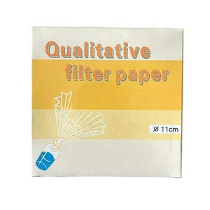 110mm Qualitative Analysis Filter Paper 15-20μm Speed Medium 11CM 100 Sheets/Lot - Picture 1 of 5