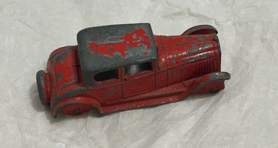 Vintage Tootsie Toy Red Truck Diecast metal - Image 1 of 4