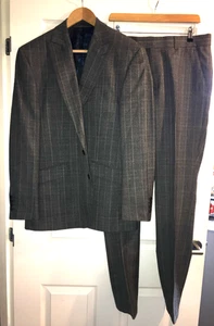 Alexandre Saville Row Mens Wool Suit Size 42 inch Chest and 34 inch Waist - Picture 1 of 13