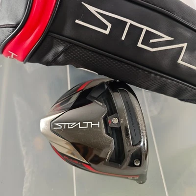 TaylorMade Stealth Plus 9.0* / 9 degree Driver Head only ( RH ) w/cover - Image 1 of 4