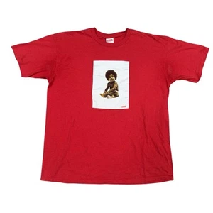Supreme FW11 2011 Biggie Smalls Ready To Die Shirt Size XL Rare Red 22” x 27” - Picture 1 of 15
