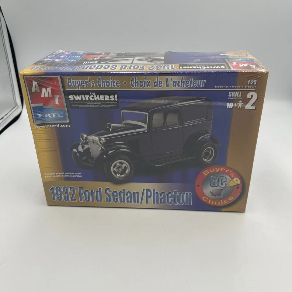 AMT ERTL 1932 Ford Sedán Phaeton Coche Escala 1/25 Modelo Kit Nuevo Precintado Foto 1 de 2