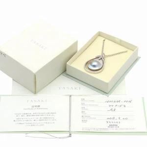 Collar colgante de perlas TASAKI Mabe perlas plata 925 accesorios de joyería - Imagen 1 de 9