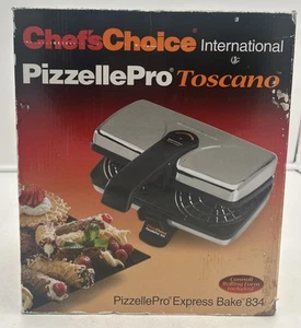 Chefs Choice International Pizzelle Pro Express Bake Toscano Maker Modell 834 - Bild 1 von 7