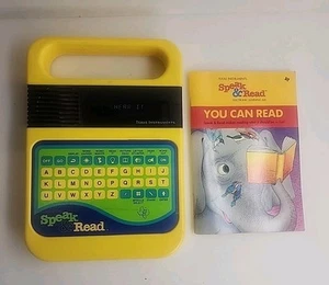 Vintage SPEAK & READ Texas Instruments w/ Book TESTED 1978 1980 USA - Picture 1 of 8