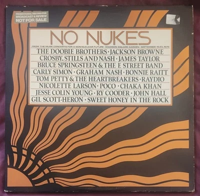 Various - No Nukes - Three Promo Vinyl LPs - US - 1979 - Asylum - Embossed - Image 1 of 4