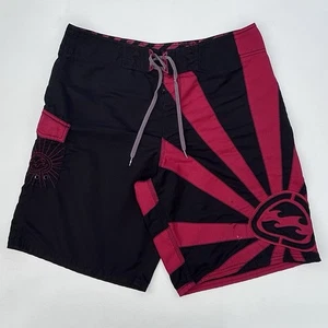 Vintage Y2K Billabong Andy Irons Rising Sun Surf Wear Boardshorts Größe Herren 36 - Bild 1 von 10