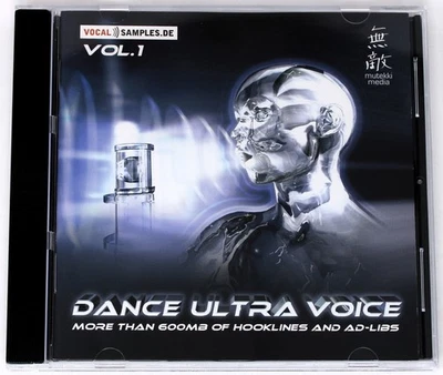 Mutekki Media Dance Ultra Voice Vol.1 Sample/Sound Library/Sampling CD - Bild 1 von 3