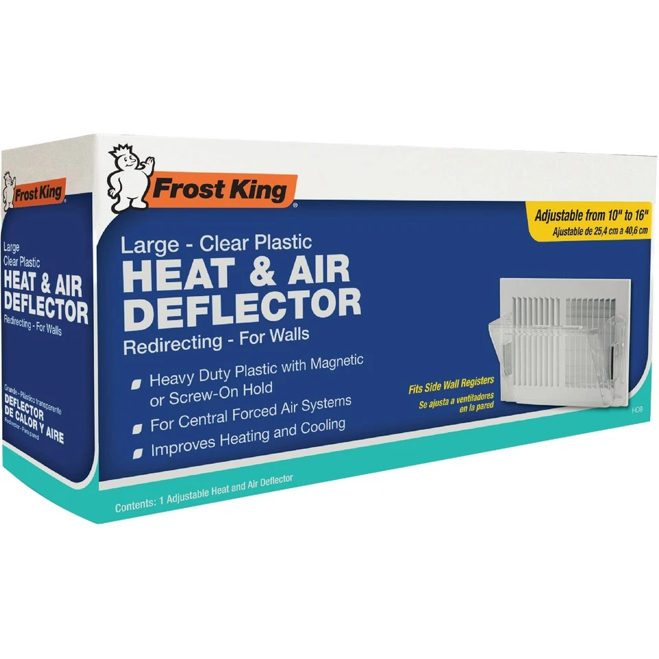 Frost King 10 In. to 16 In. Heat and Air Deflector HD9 Frost King HD9 - Image 1 of 2