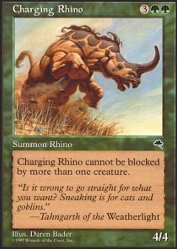 Charging Rhino - Tempest # MTG Magic The Gathering - Image 1 of 1