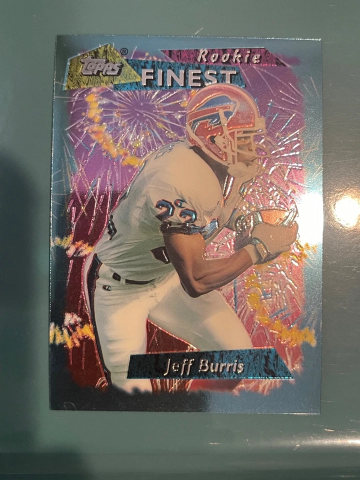 1995 Topps Finest - Rookie Jeff Burris #9 - Image 1 of 2