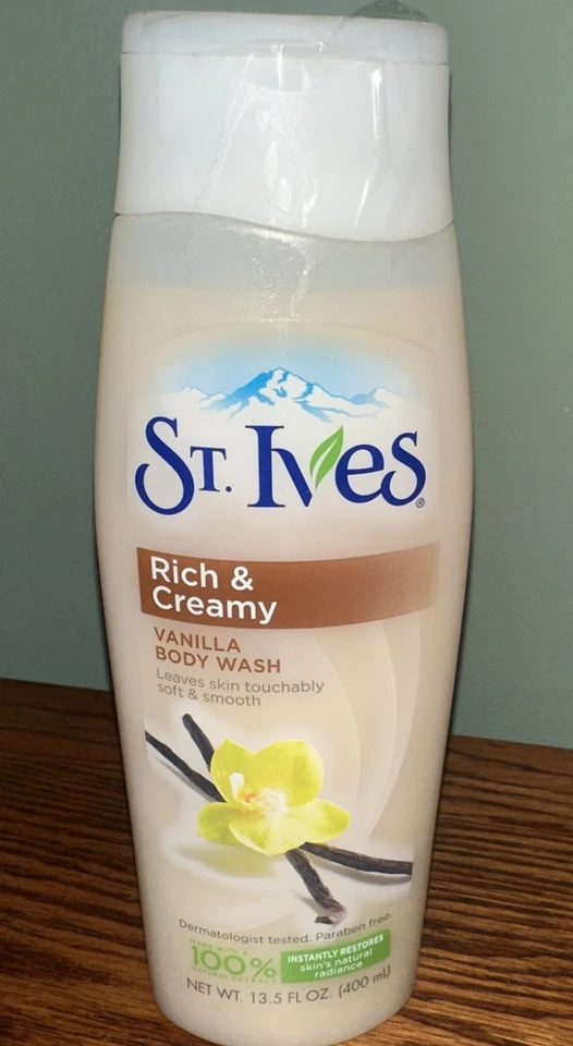 Jabón corporal St Ives nutritivo de vainilla triple mantequilla descontinuado 13,5 OZ nuevo Foto 1 de 1