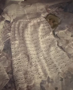 ~Crochet-Baby’s Baptism Set-Pattern Only~ - Picture 1 of 2