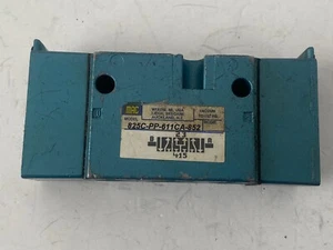 MAC Valves 825C-PP-611BA-852 Double Solenoid Valve  Just The Block - Picture 1 of 5
